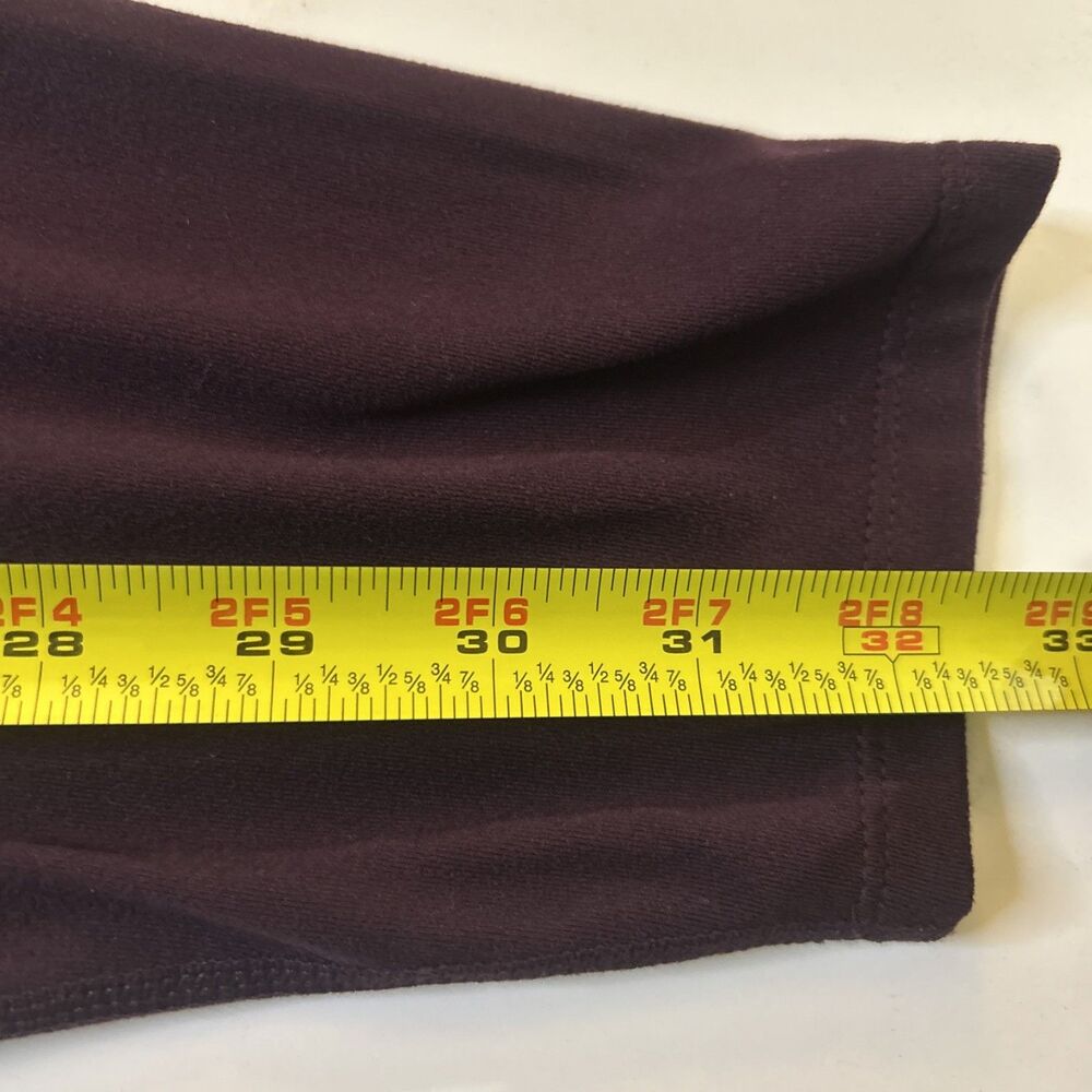 Betsy Johnson Performance Leggings capri purple embellished pull on size XL - Picture 11 of 12